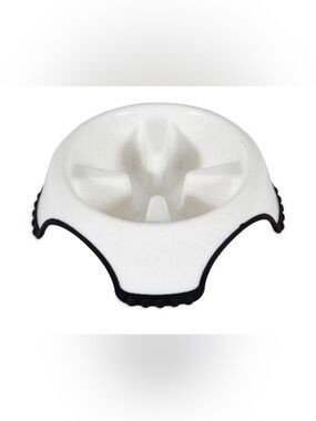 JW Pet Skid Stop Slow Feed Bowl Medium